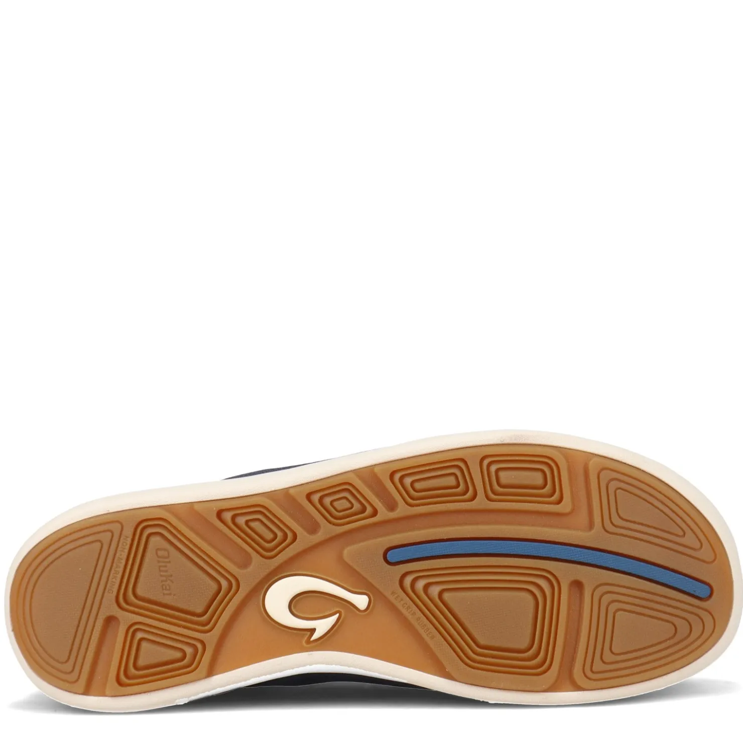 Sneakers & Athletics*OluKai Men's , Moku Pae Boat Shoe Blue Beige