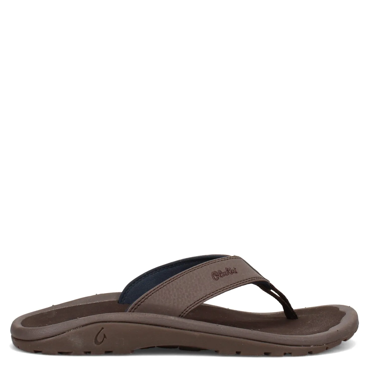Sandals*OluKai Men's , Ohana Sandal Dk Wood/Dk Wood