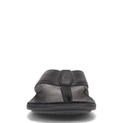 Flip Flops*OluKai Men's , Tuahine Sandal Black