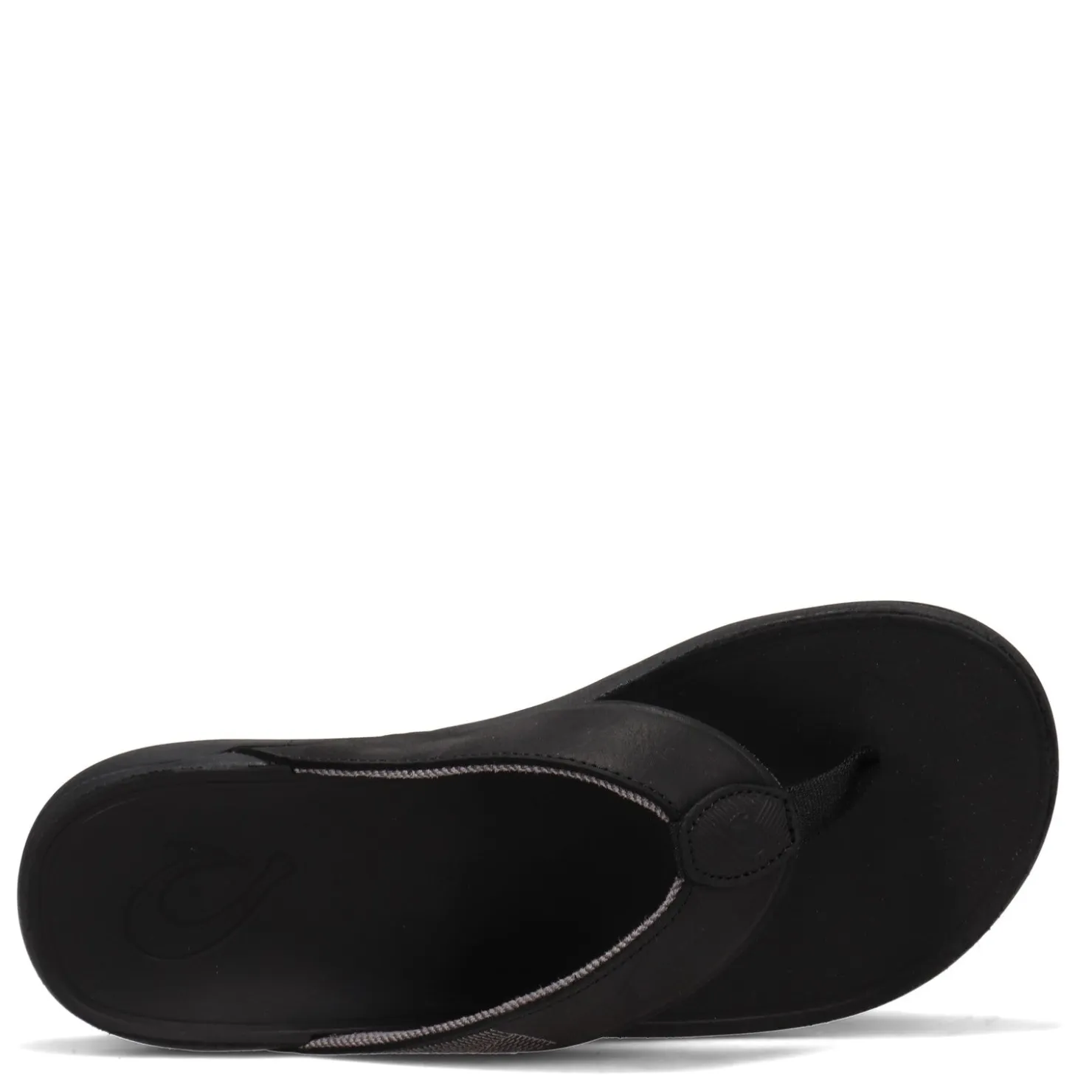 Flip Flops*OluKai Men's , Tuahine Sandal Black