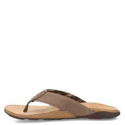 Sandals*OluKai Men's , Tuahine Sandal Hunter/Golden Sand