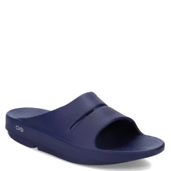 Sandals*OOFOS Men's , OOahh Slide Sandal Navy