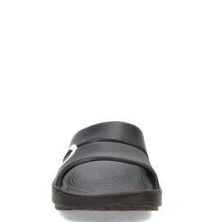Sandals*OOFOS Men's , OOahh Sport Slide Sandal Black/White