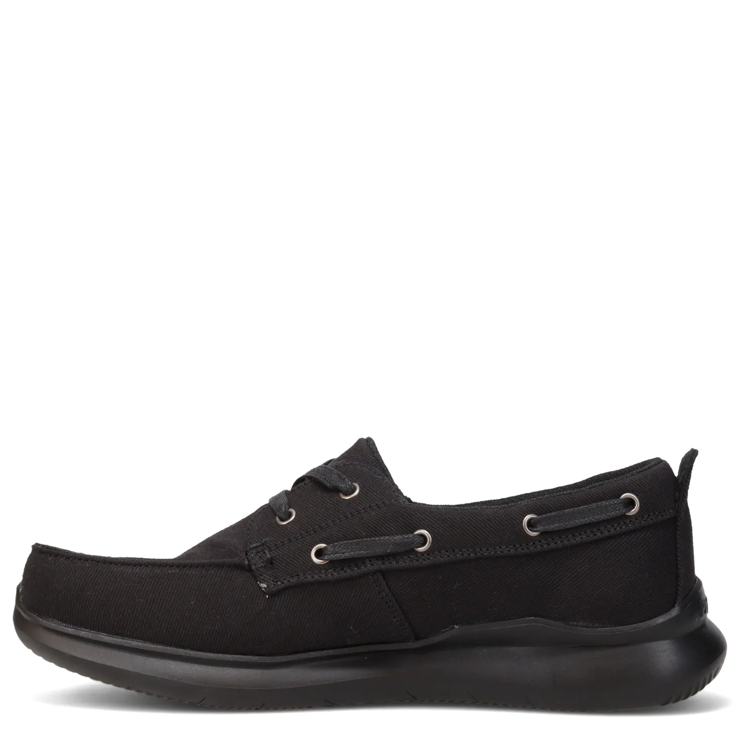 Boat Shoes*Propet Men's , Viasol Lace Boat Shoe Black