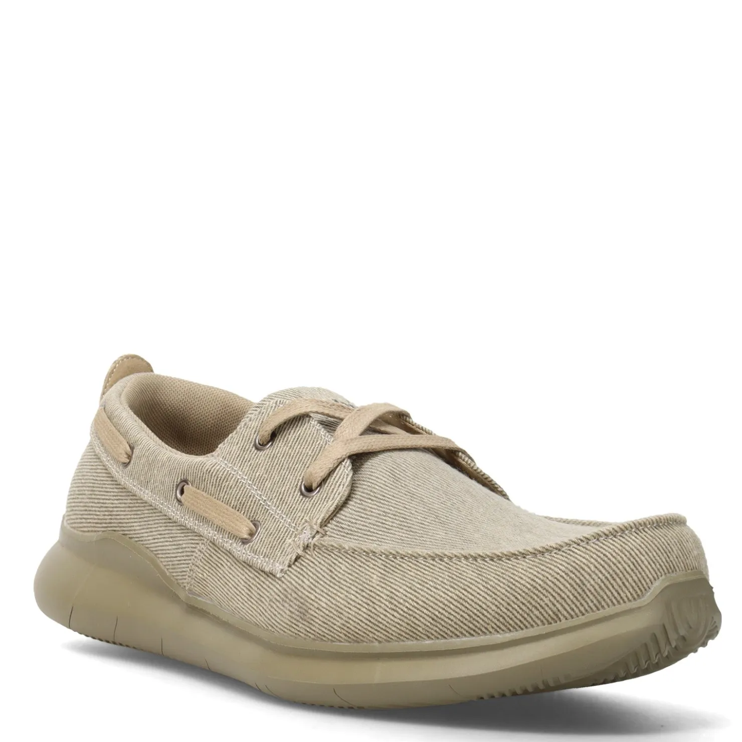 Loafers*Propet Men's , Viasol Lace Boat Shoe Tan