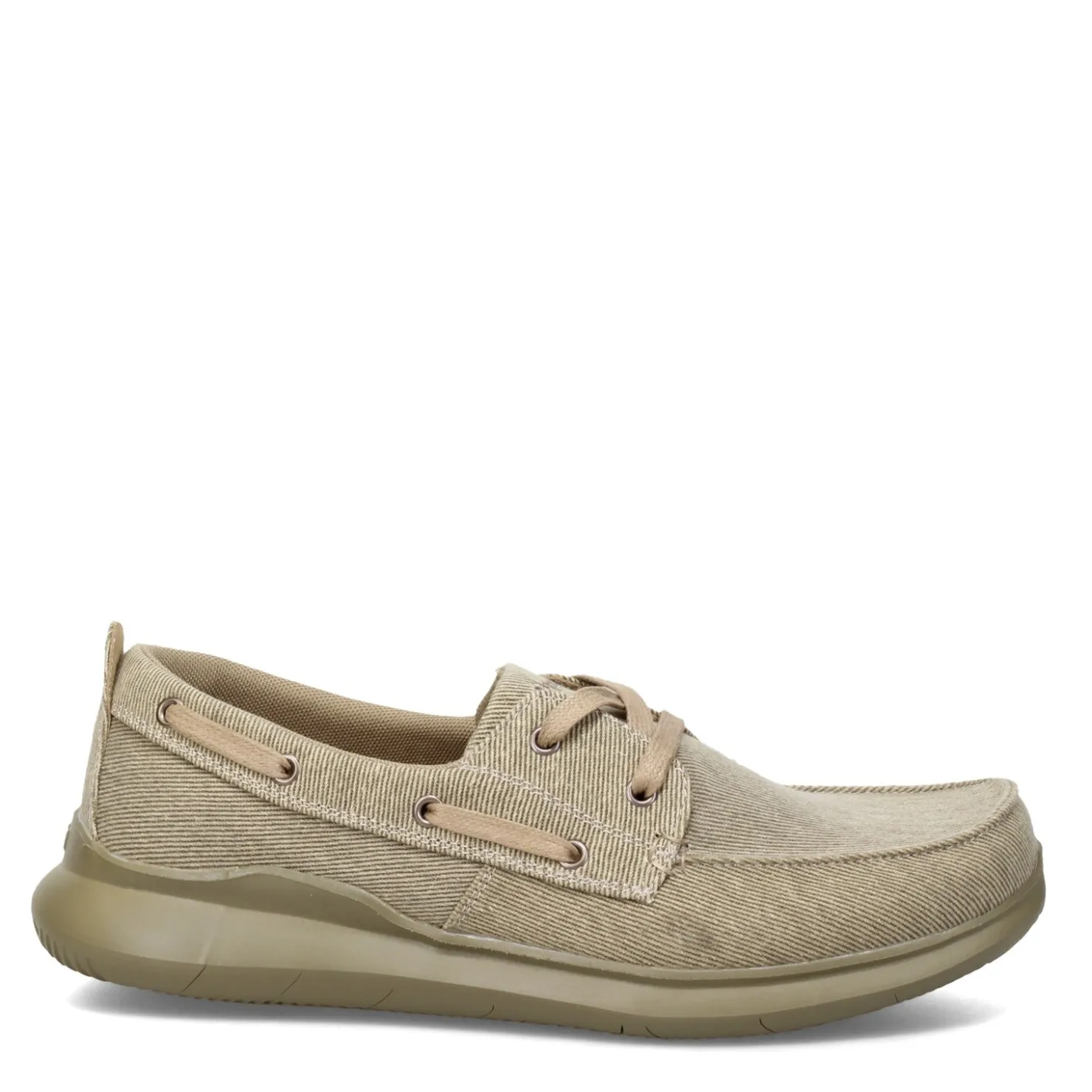 Loafers*Propet Men's , Viasol Lace Boat Shoe Tan