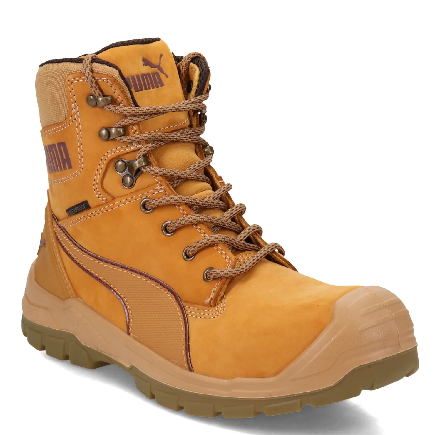 Work & Safety*Puma Safety Men's Puma, Conquest 7 Inch CTX Waterproof Boot Wheat