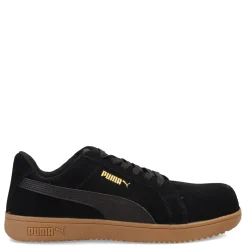 Sneakers & Athletics*Puma Safety Men's Puma, Iconic Composite Toe Work Shoe Black/Gum