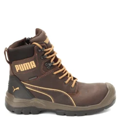 Boots*Puma Safety Men's , Conquest 7 Inch CTX Waterproof Boot Brown