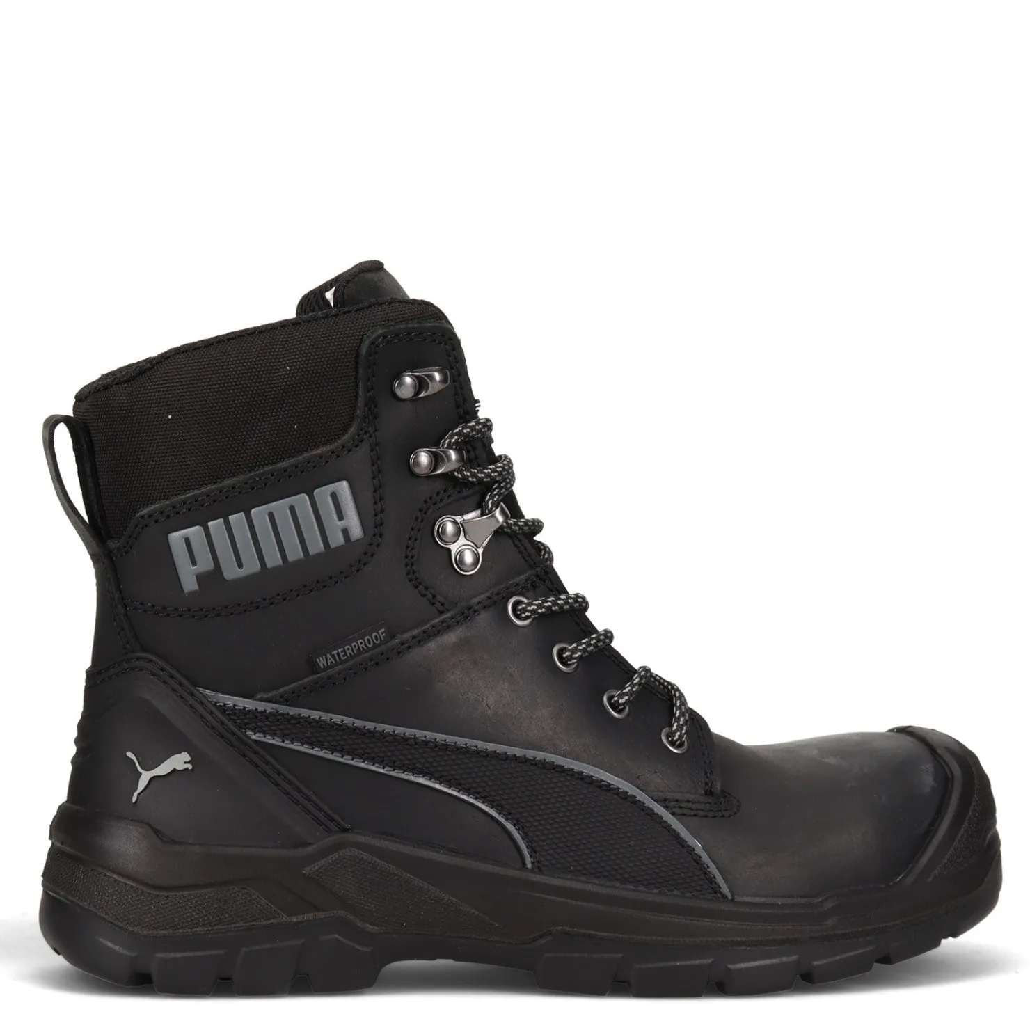 Boots*Puma Safety Men's , Conquest 7 Inch CTX Waterproof Boot Black