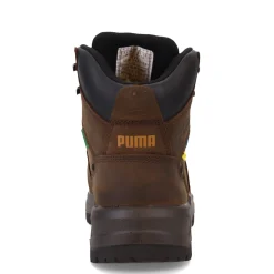 Boots*Puma Safety Men's , Granite HD MT Mid Comp Toe Boot Brown
