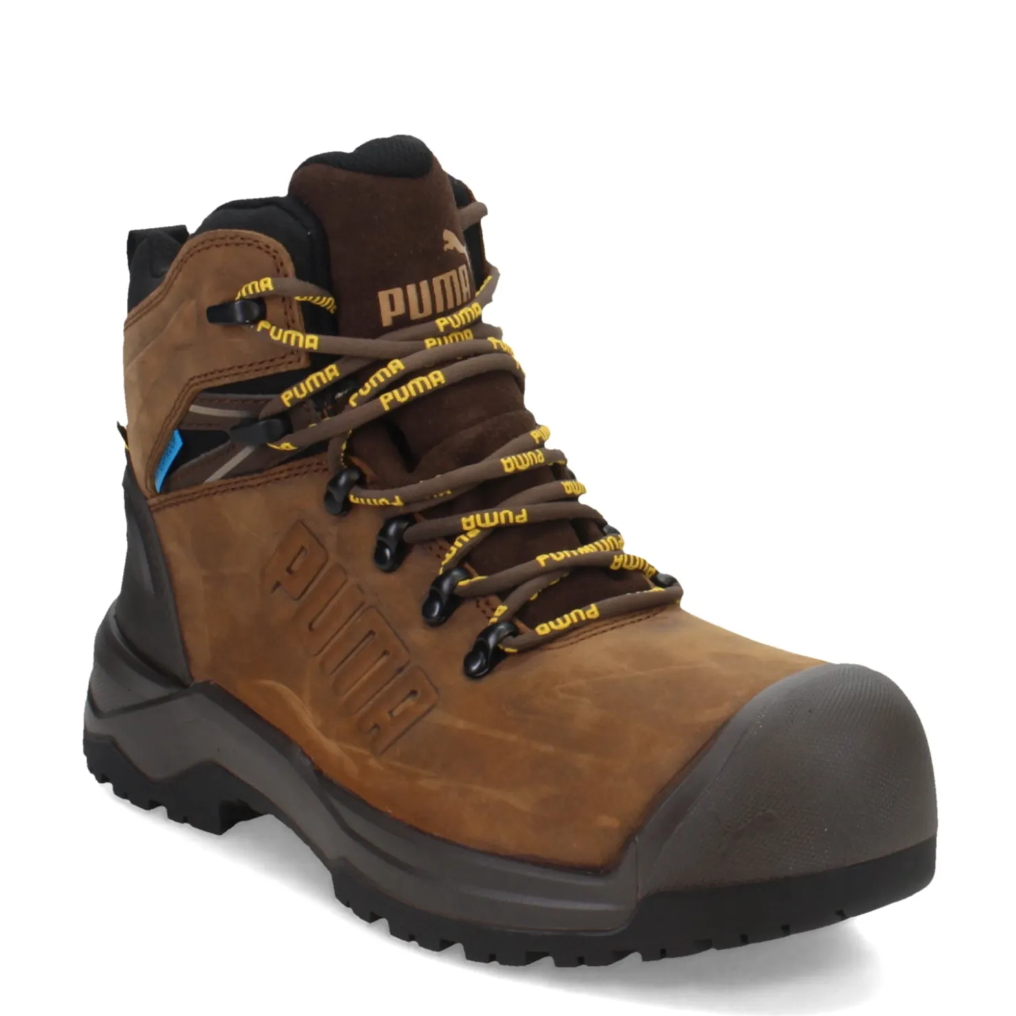 Boots*Puma Safety Men's , Iron HD Mid Comp Toe Boot Brown