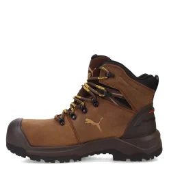 Boots*Puma Safety Men's , Iron HD Mid Comp Toe Boot Brown