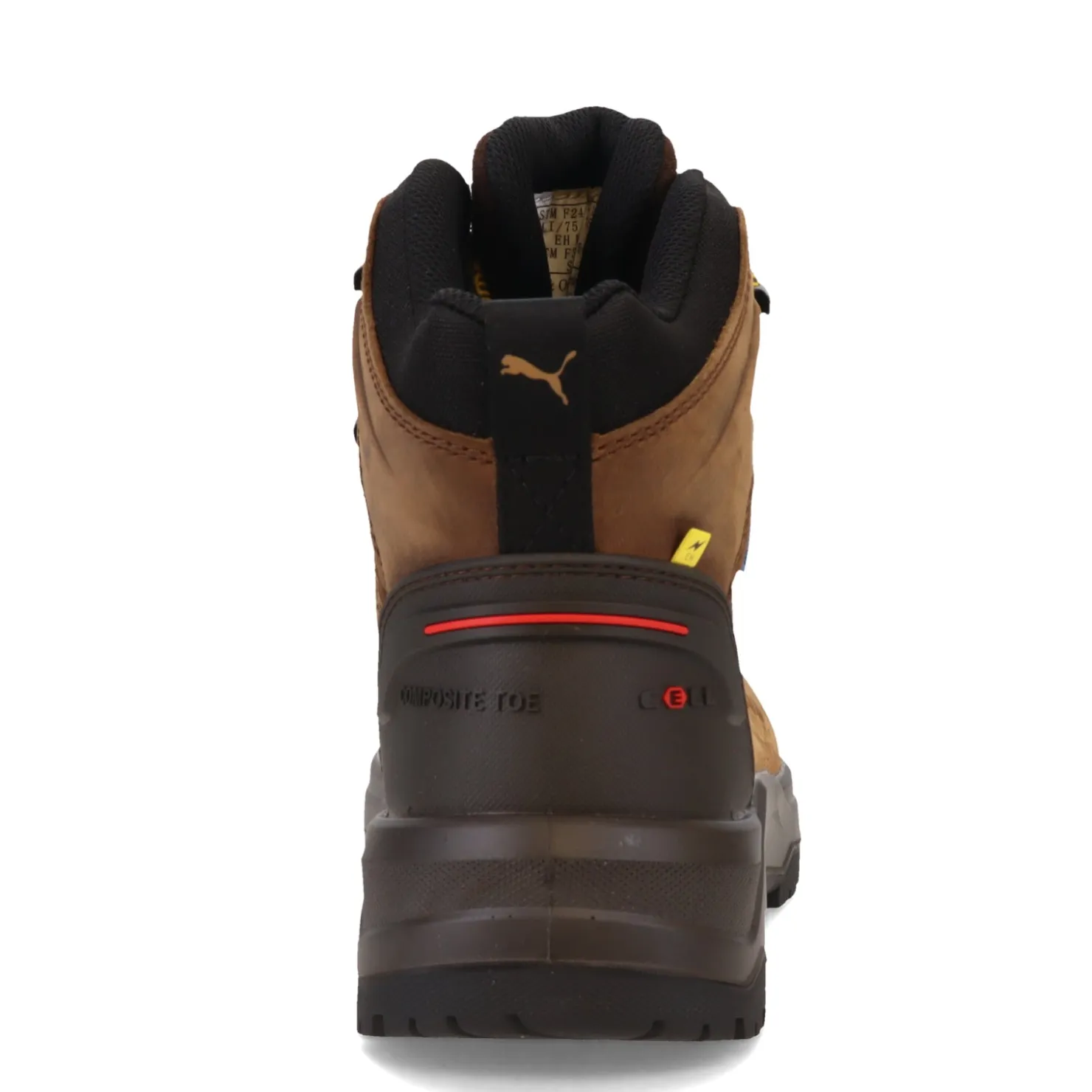 Boots*Puma Safety Men's , Iron HD Mid Comp Toe Boot Brown