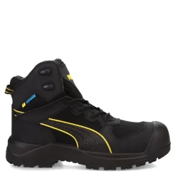 Boots*Puma Safety Men's , Rock HD Mid Comp Toe Boot Black
