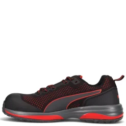 Sneakers & Athletics*Puma Safety Men's , Speed Comp Toe Work Shoe Black / Red