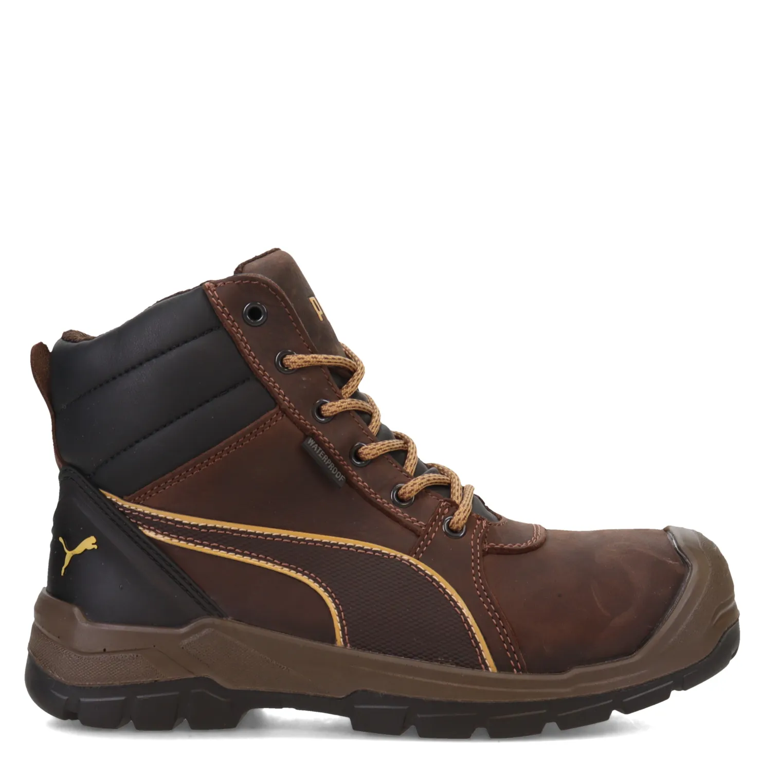 Boots*Puma Safety Men's PUMA, Safety Tornado 6in Soft Toe Boot Brown