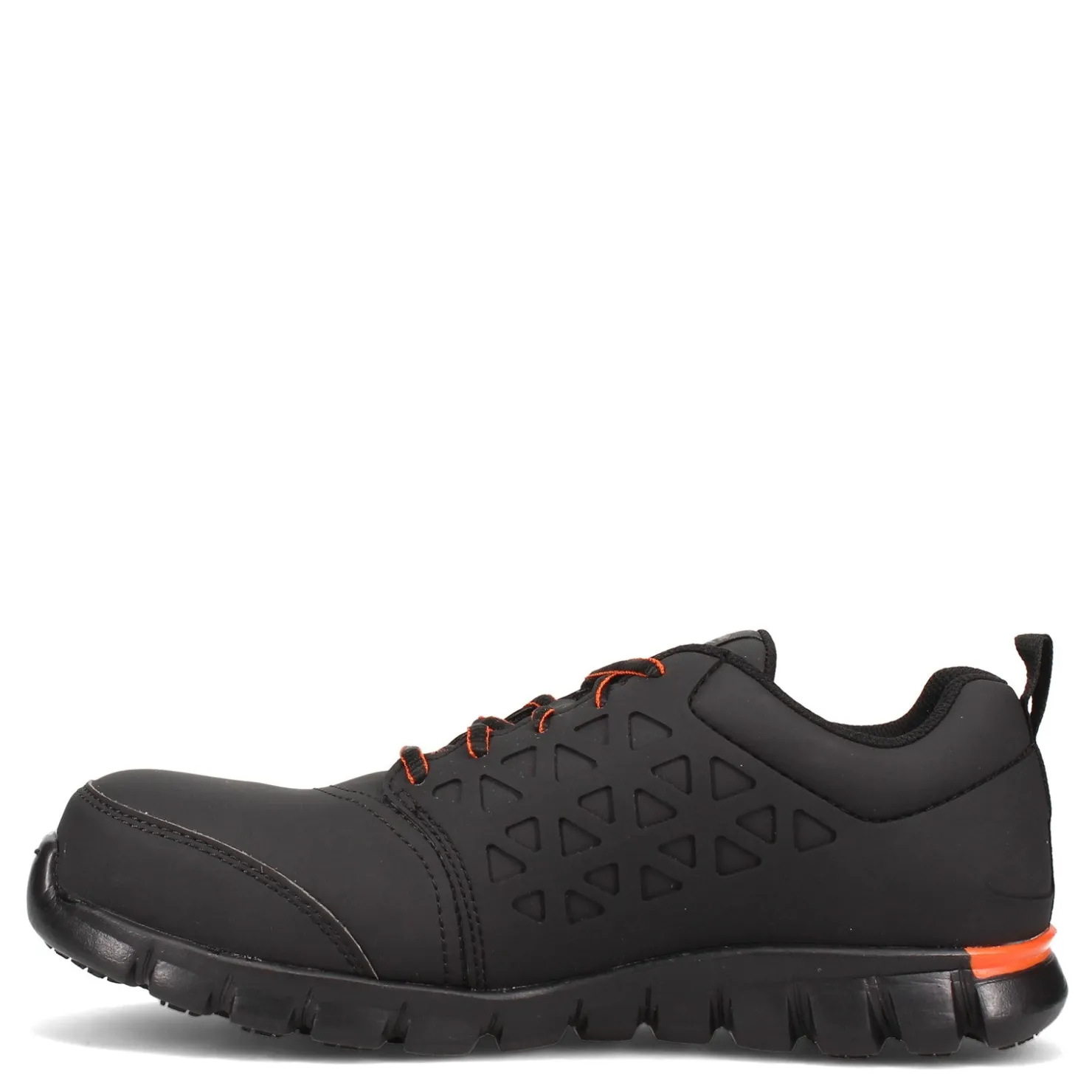 Sneakers & Athletics*Reebok Work Men's , Sublite Cush Exofuse Work Shoe Black Orange