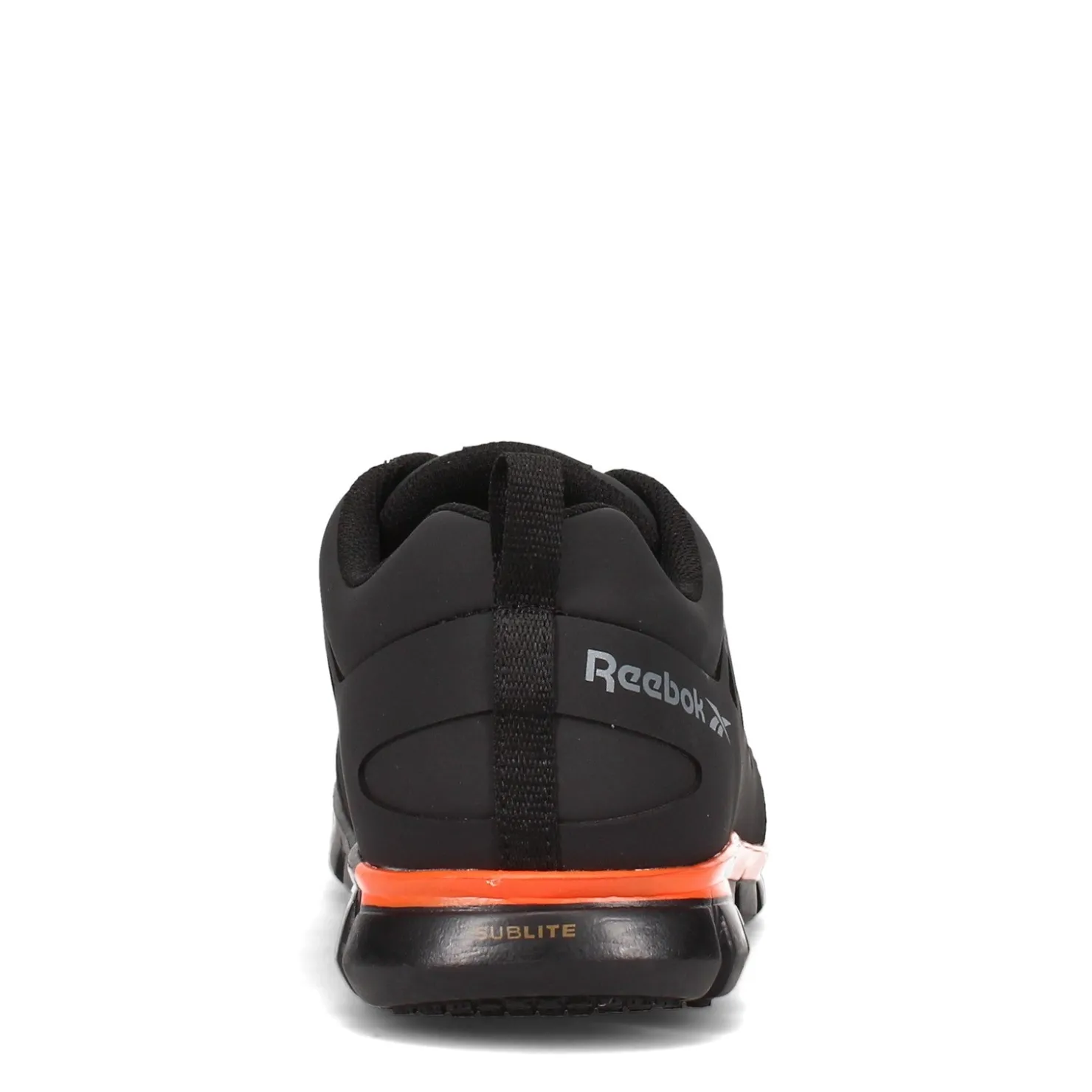 Sneakers & Athletics*Reebok Work Men's , Sublite Cush Exofuse Work Shoe Black Orange