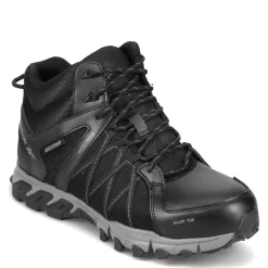 Boots*Reebok Work Men's , Trail Grip Mid Waterproof Black