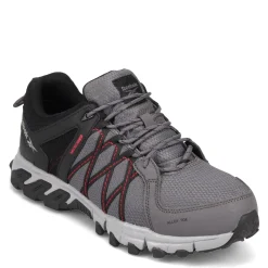 Work & Safety*Reebok Work Men's , Trail Grip Low Work Shoe Grey Black