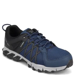 Work & Safety*Reebok Work Men's , Trail Grip Low Work Shoe Navy/Black/Grey