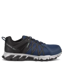 Work & Safety*Reebok Work Men's , Trail Grip Low Work Shoe Navy/Black/Grey