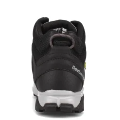 Boots*Reebok Work Men's , Trail Grip Mid Work Shoe Grey Black