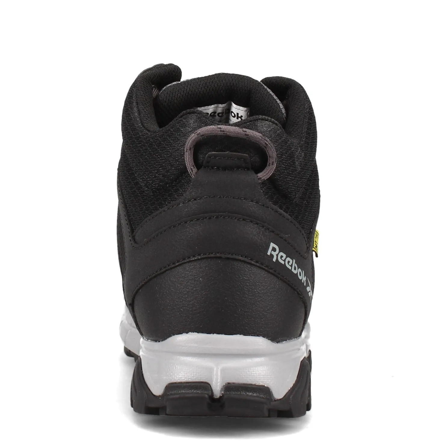 Boots*Reebok Work Men's , Trail Grip Mid Work Shoe Grey Black
