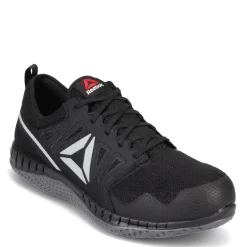 Work & Safety*Reebok Work Men's , ZPrint Work Sneaker Black And Dark Grey