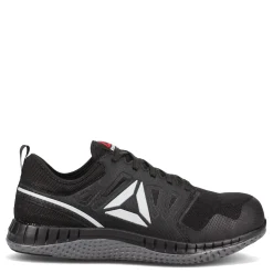 Work & Safety*Reebok Work Men's , ZPrint Work Sneaker Black And Dark Grey