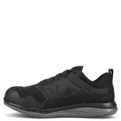 Work & Safety*Reebok Work Men's , ZPrint Work Sneaker Black And Dark Grey