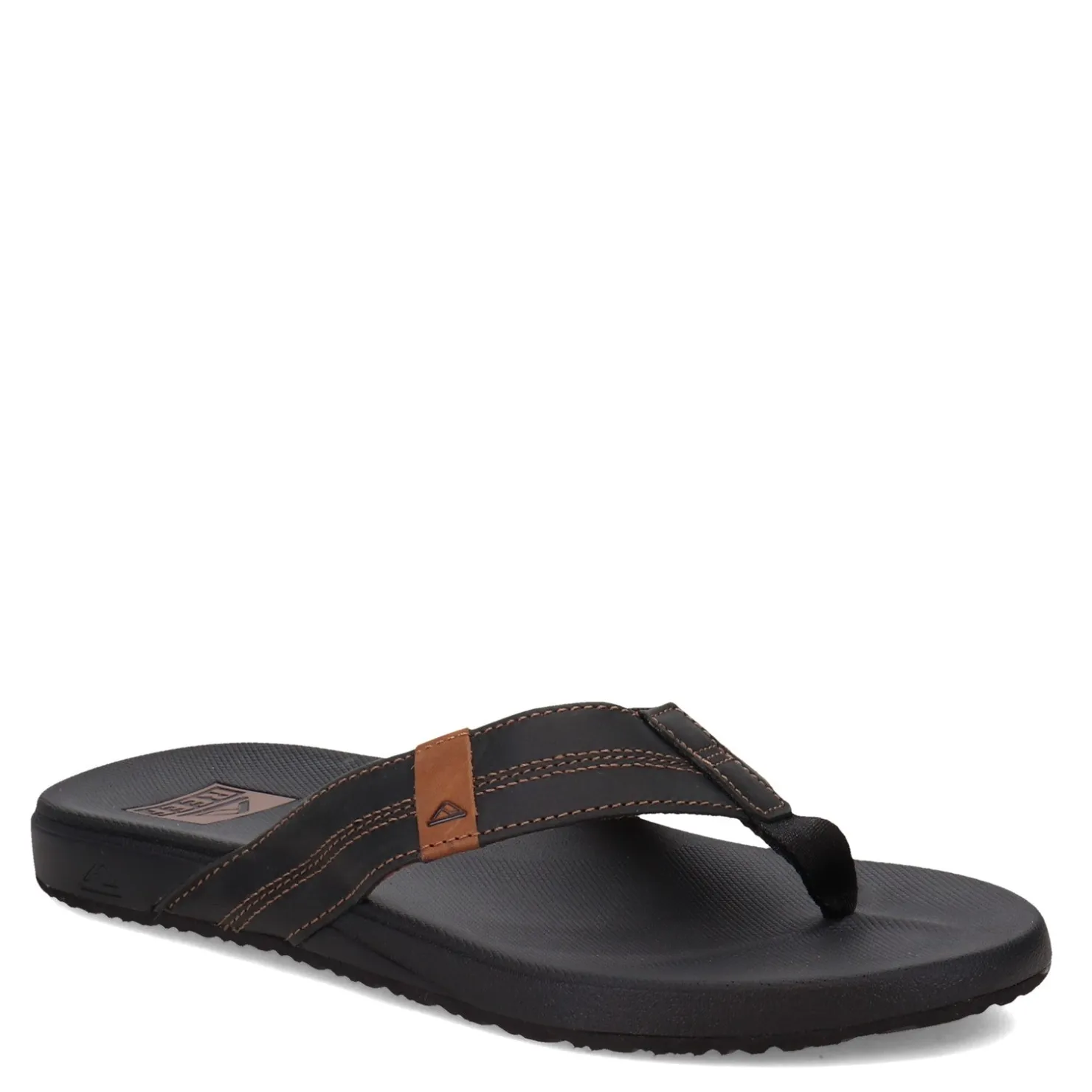 Flip Flops*Reef Men's , Cushion Bounce Flip-Flop Coffee/Black