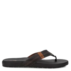 Flip Flops*Reef Men's , Cushion Bounce Flip-Flop Coffee/Black