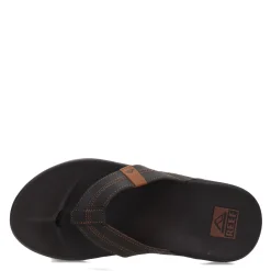 Flip Flops*Reef Men's , Cushion Bounce Flip-Flop Coffee/Black