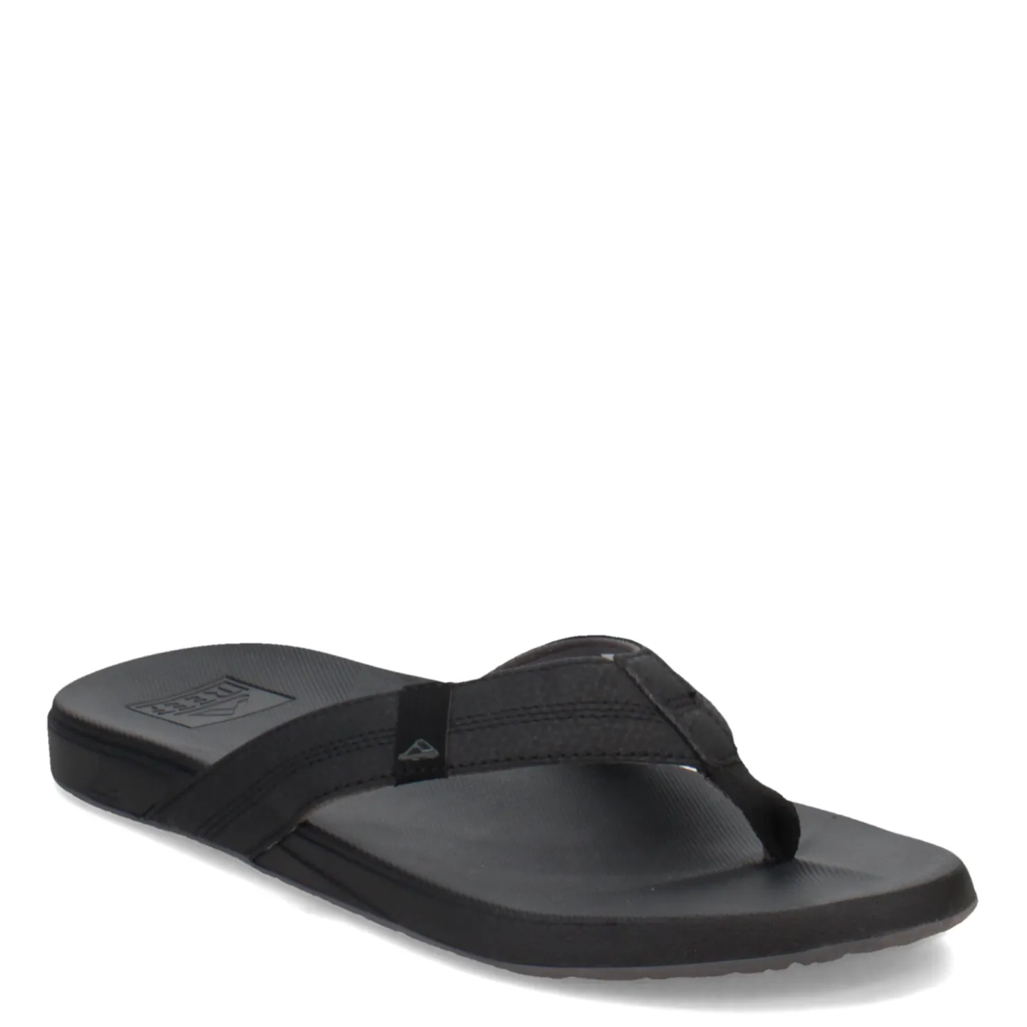 Flip Flops*Reef Men's , Cushion Bounce Thong Sandal Black