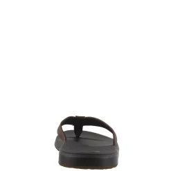 Flip Flops*Reef Men's , Cushion Bounce Thong Sandal Black/Brown
