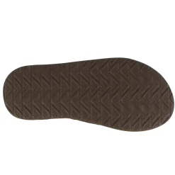 Flip Flops*Reef Men's , Cushion Bounce Thong Sandal Black/Brown