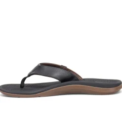 Sandals*Reef Men's , Santa Ana Sandal Black