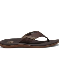 Sandals*Reef Men's , Santa Ana Sandal Brown