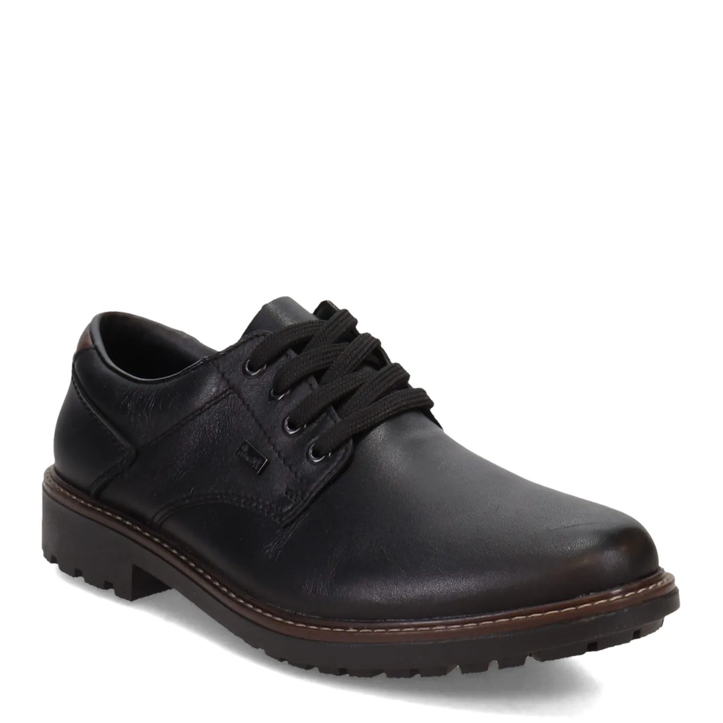 Oxfords*Rieker Men's , Plain Toe WP Oxford Black