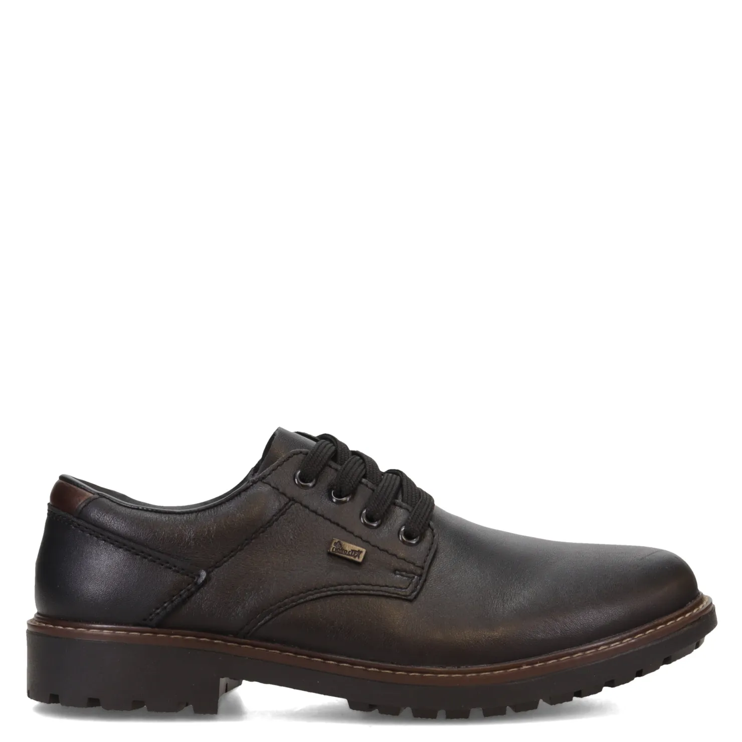 Oxfords*Rieker Men's , Plain Toe WP Oxford Black