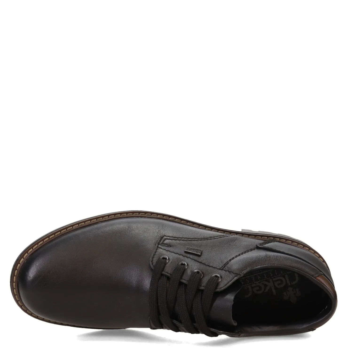 Oxfords*Rieker Men's , Plain Toe WP Oxford Black