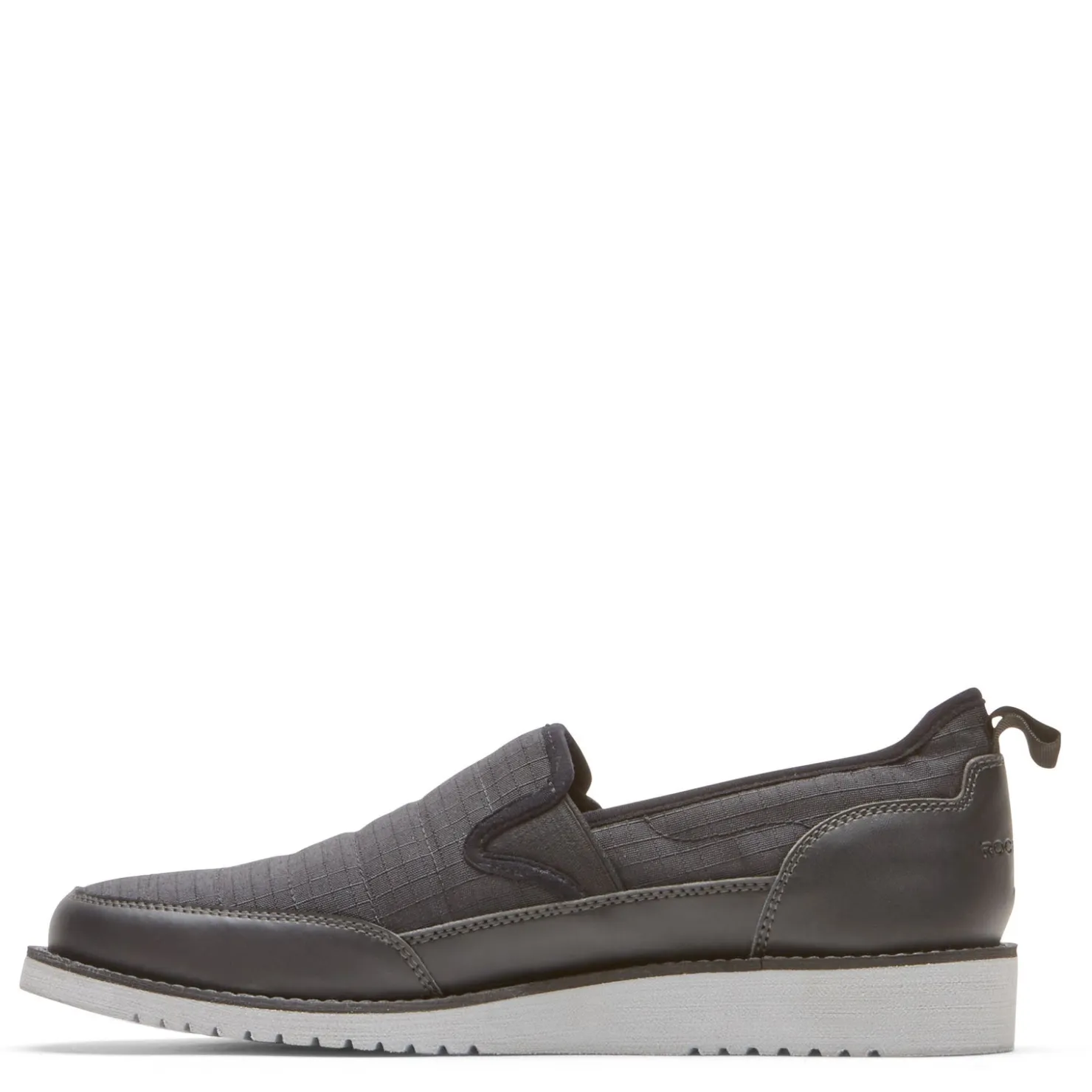 Loafers*Rockport Men's , Axelrod Quilted Slip-On Black Ripstop