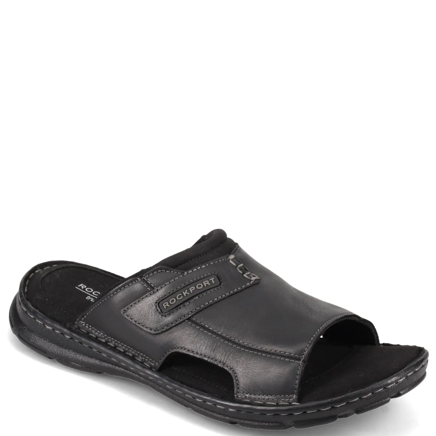 Sandals*Rockport Men's , Darwyn 2 Slide Black