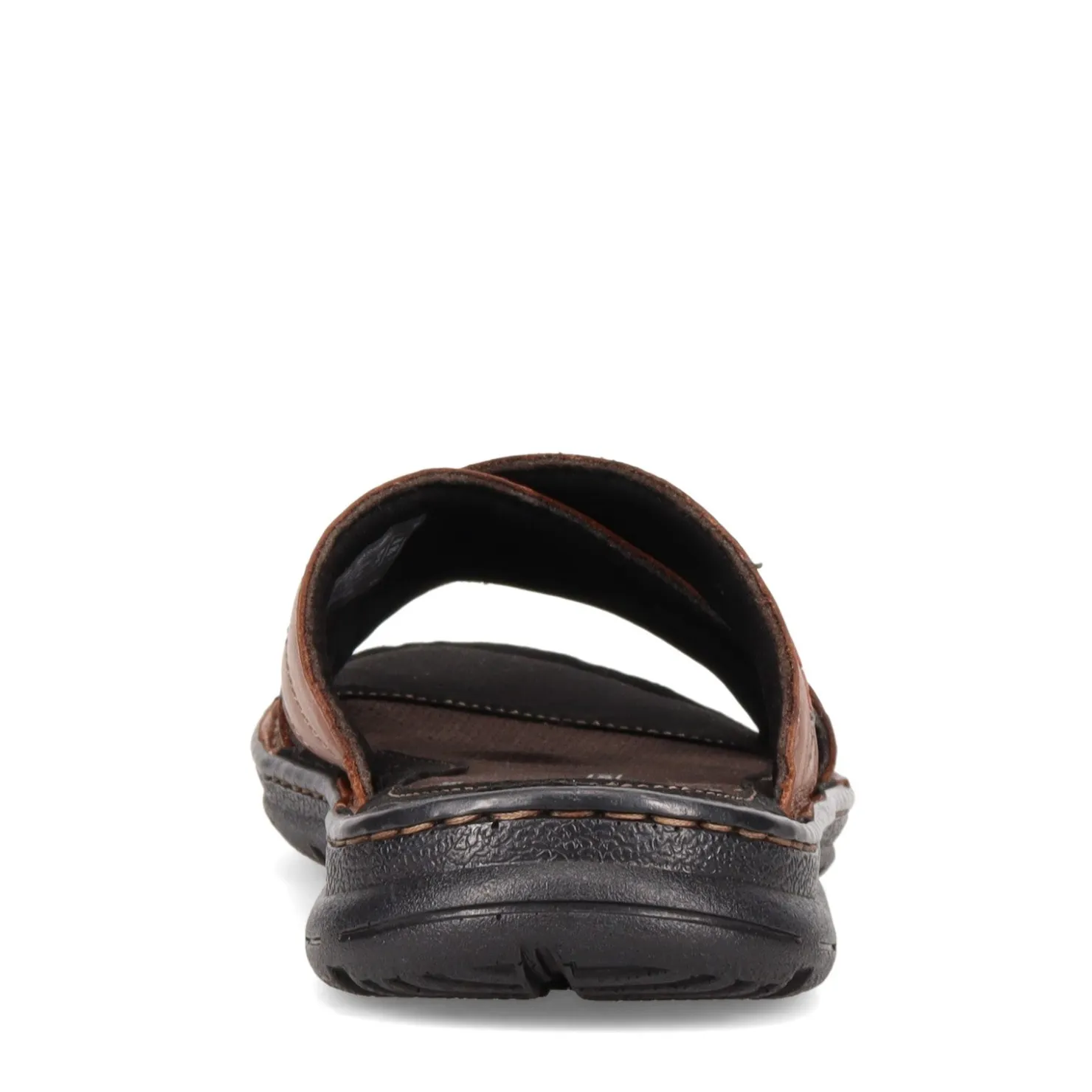 Sandals*Rockport Men's , Darwyn Cross Band Slide Sandal Coach Brown Leather