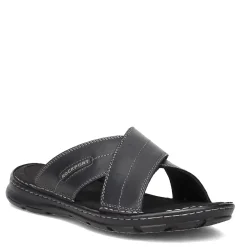 Slides*Rockport Men's , Darwyn Cross Band Slide Sandal Black