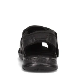 Sandals*Rockport Men's , Darwyn Fisherman Sandal Black
