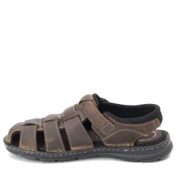 Sandals*Rockport Men's , Darwyn Fisherman Sandal Brown