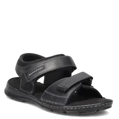 Sandals*Rockport Men's , Darwyn Quarter Strap Sandal Black